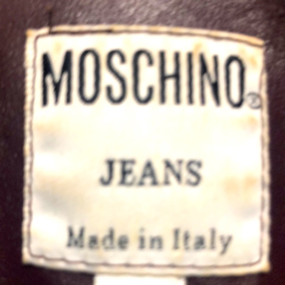 SOLD HIP DESIGNER VINTAGE TOP by MOSCHINO JEANS - Picture 8 of 9